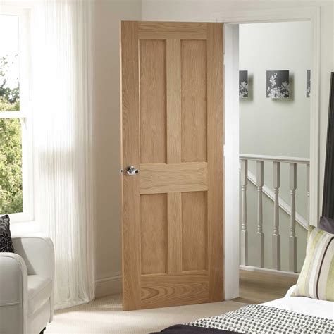 Xl Joinery Internal Oak Unfinished Victorian Shaker P Door At Leader Doors