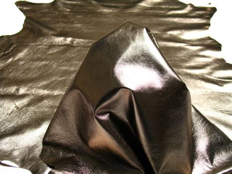 Leather With A Metallic Finish Leather Hide Leather Lambskin