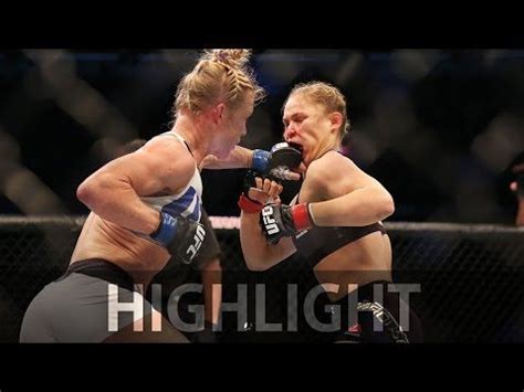 Ronda Rousey Vs. Holly Holm Full Fight Video Highlights | Ufc 193 ...