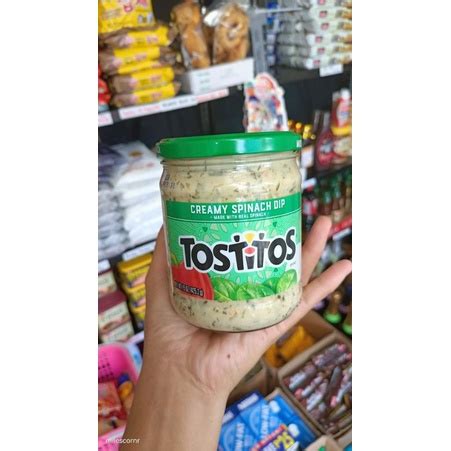 Tostitos Creamy Spinach Dip Salsa Con Queso G Shopee Philippines