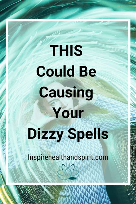 This Could Be the Cause of Your Dizzy Spells | Dizzy spells, How to ...