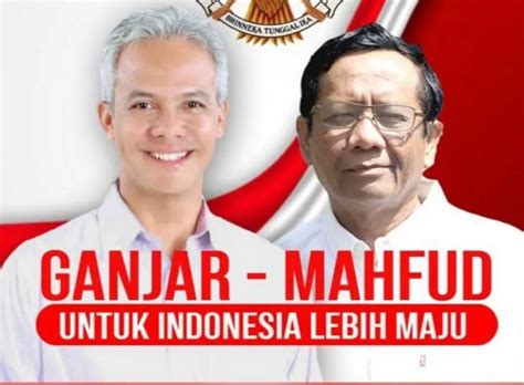 Melintas Politik Ganjar Pranowo Dan Mahfudz MD Resmi Daftar Capres