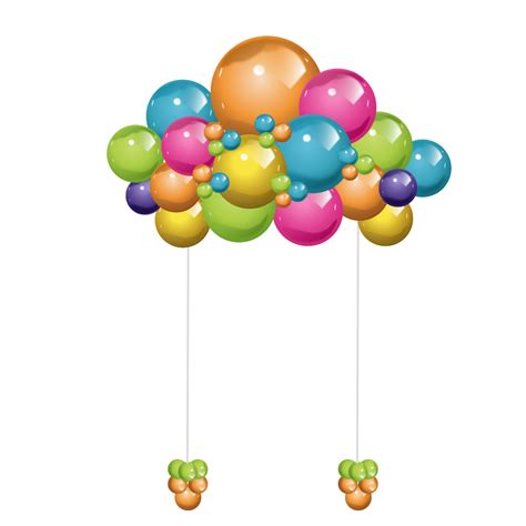 Fiesta Bubble Strands Pair Balloonzilla