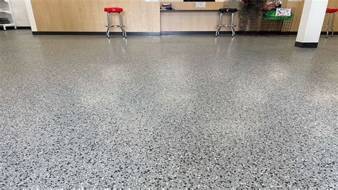 Epoxy Flakes Project: Campbellfield Office Space | AusFloorworks