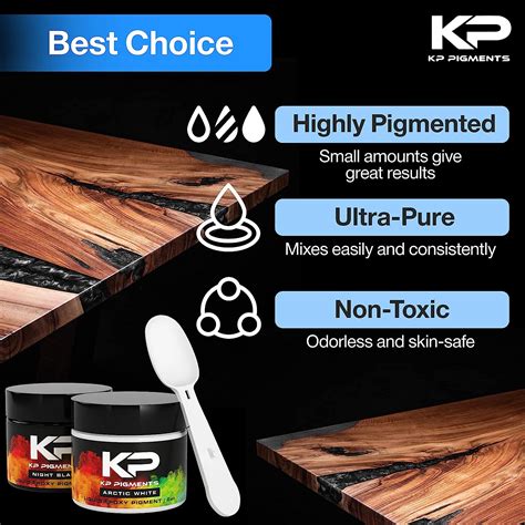 Arctic White Enhance Your Creations With Kppigments' Epoxy Pigment – KP