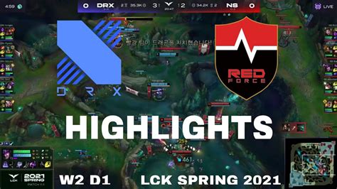 Highlight Drx Vs Ns All Game Lck M A Xu N Lck Spring