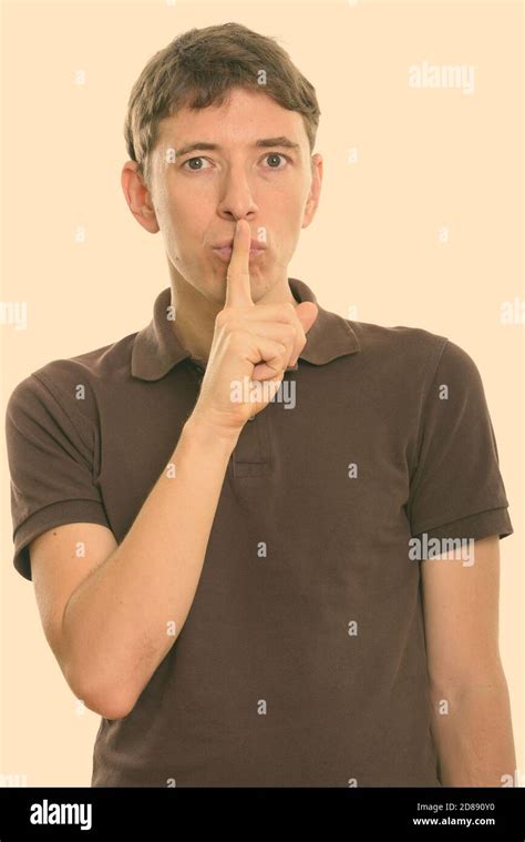 Man Shush Finger Vintage Hi Res Stock Photography And Images Alamy