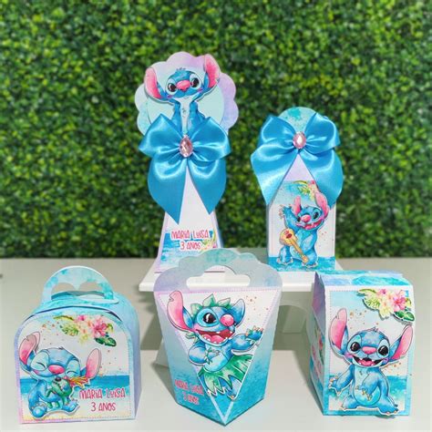 Personalizados Luxo Stitch Aquarela Lembrancinhas Elo