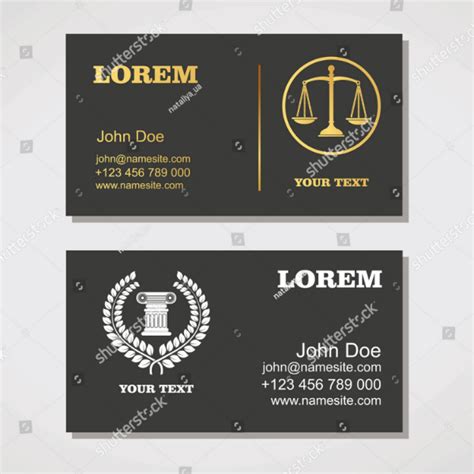 11+ Lawyer Business Card Designs & Templates - PSD, AI | Free & Premium ...