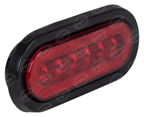 Plafon Leds Rojo Trasero V Ovalado Con Conector Star