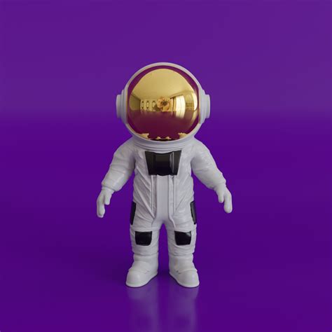 Free 3d File Astronaut Figurines 5 Models 👨‍🚀 🚀🌌 ・3d Print Design To