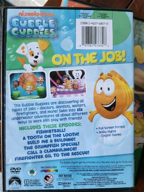 Bubble Guppies On The Job DVD