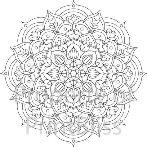 30 Flower Mandala Printable Coloring Page Coloring Mandalas And Flower