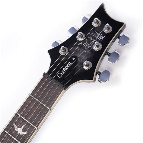 prs se custom  semi hollow quilt charcoal burst