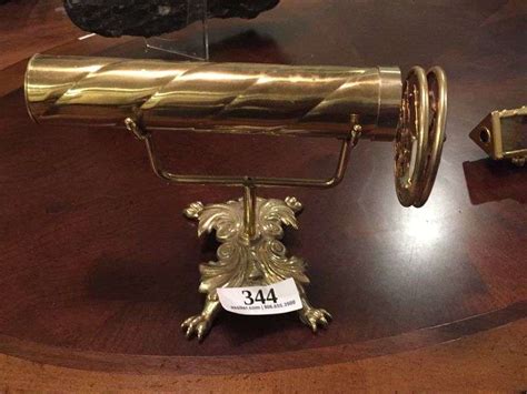 Brass Kaleidoscope Dual Glass on Stand - Assiter Auctioneers