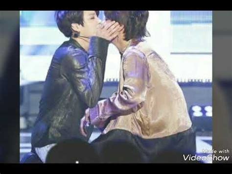 [Couple FMV] Kim Taehyung (V) & Jungkook BTS kiss - YouTube