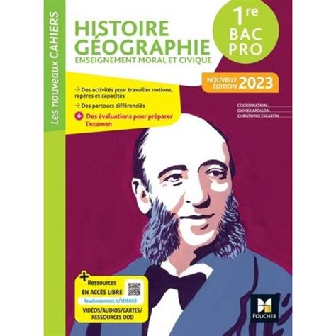 Histoire Geographie Enseignement Moral Et Civique Re Bac Pro Edition