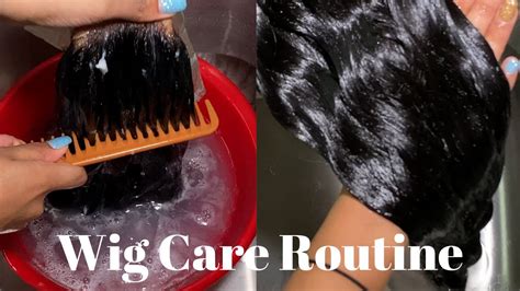 How To Wash And Maintain Your Wigs Lace Front Human Hair Youtube