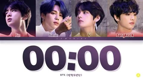 BTS 00 00 Zero OClock Lyrics Color Coded Han Rom Eng YouTube