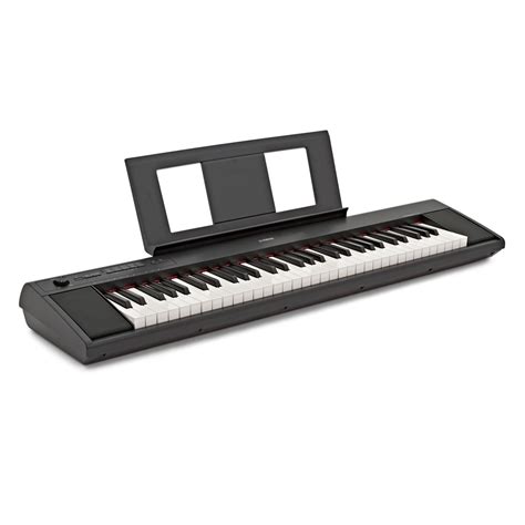 Yamaha Piaggero NP12 Portable Digital Piano Black At Gear4music