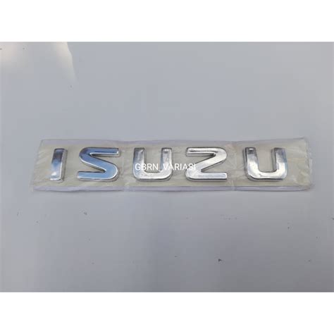 Jual Emblem Isuzu Panther Touring Turbo Emblem Logo Tulisan Isuzu