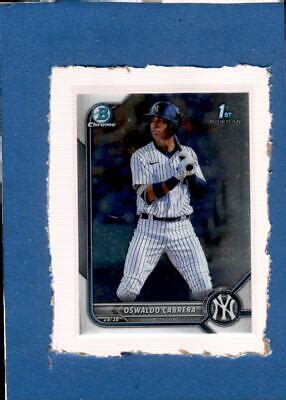 Bowman Chrome Prospects Bcp Oswaldo Cabrera Nm Mt Yankees St