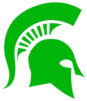 Michigan State University Spartan Helmet Clipart