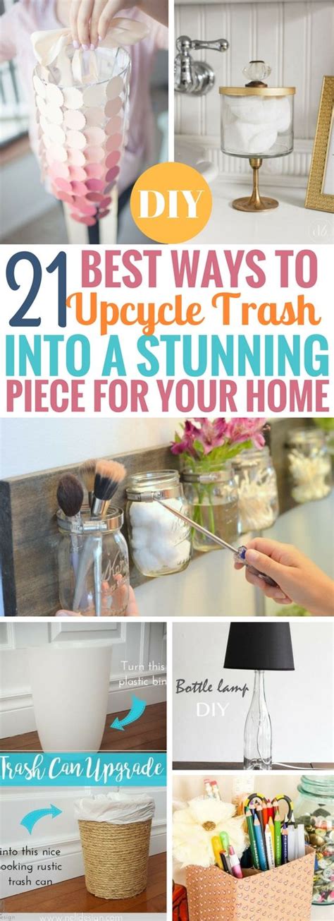 21 Ways To Upcycle Trash Into A Stunning Piece For Your Home Decor Craftsonfire Diy Recycled