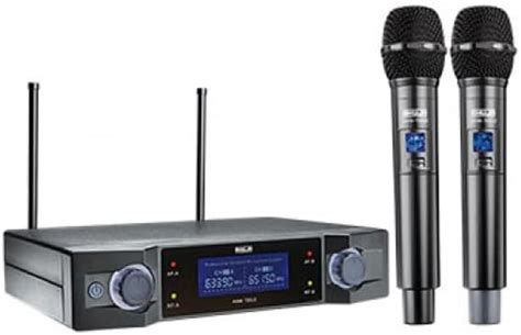 Ahuja AWM 495V2 Dual Hand Wireless Microphone Amazon In Musical