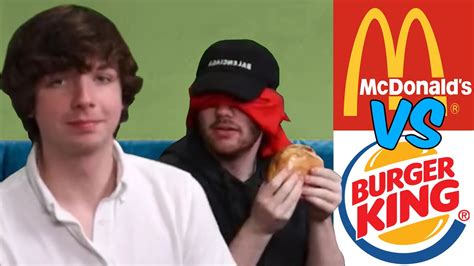 Blindfolded Burger Taste Test With Karl Jacobs Youtube