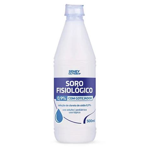 SORO FISIOLÓGICO 500ML SIDNEY OLIVEIRA Ultrafarma