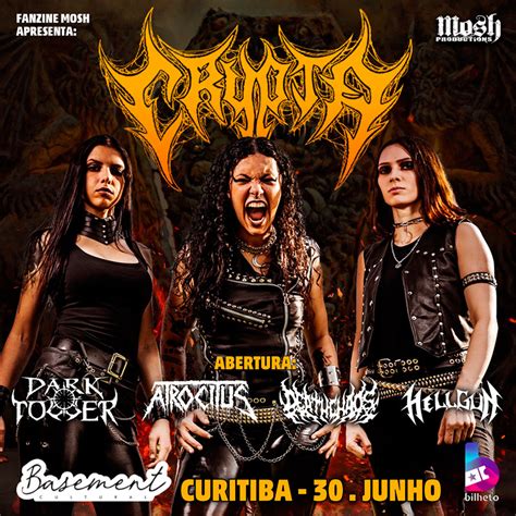 Crypta Banda anuncia apresentação em Curitiba no Basement Cultural