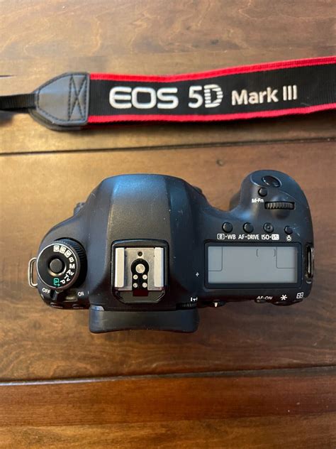 Canon Eos D Mark Iii Mp Digital Slr Camera Black Body Only Ebay