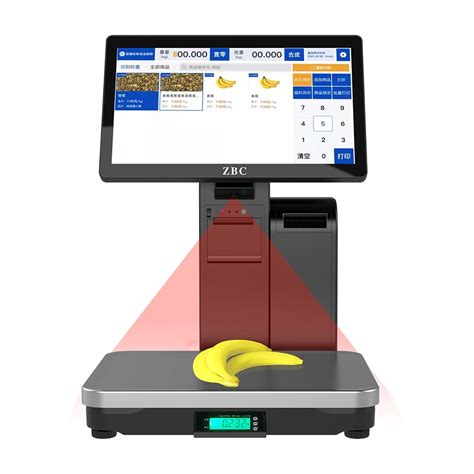 Ai Pos Scale With Label Sticker Printer Automatic Identified Scale For