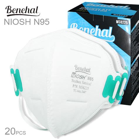 Benehal Ms8225 N95 Filtering Facpiece Air Purifying Respirator Niosh Approval N95 In Stock