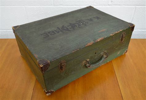 Vintage Green Suitcase Alt Interiors