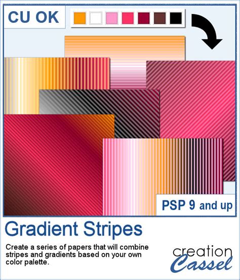 New Script – Gradient Stripes | Creation Cassel