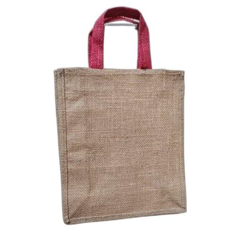 Brown Plain Jute Lunch Bag Size Dimension 8 X 13 Inch L X W At Rs