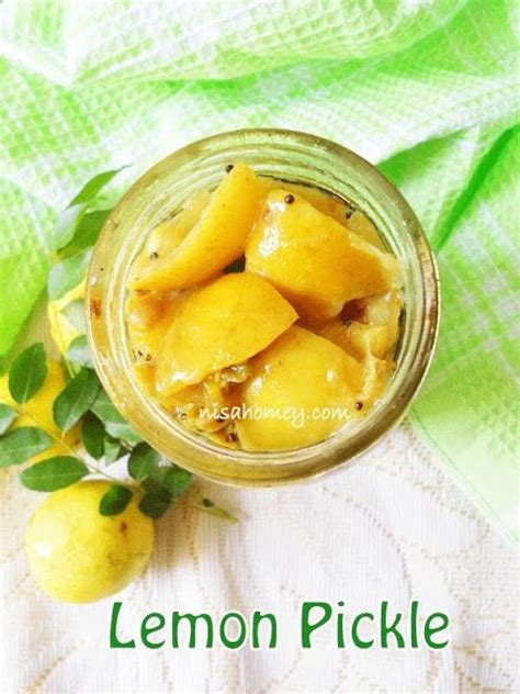 Lemon Pickle In A Glass Jar With Leaves