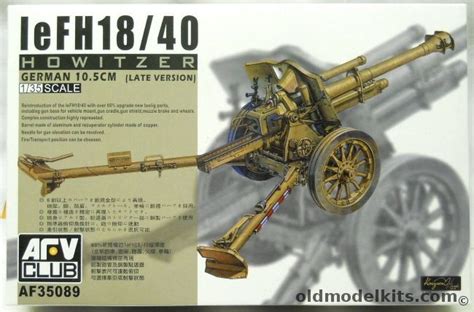 AFV Club 1 35 German LeFH18M 10 5cm Howitzer Late Version AF35089