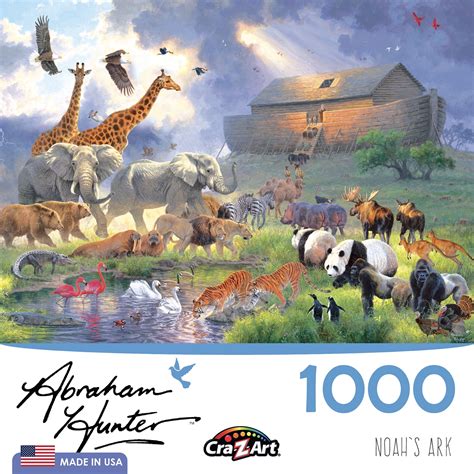 Cra Z Art Abraham Hunter 1000 Piece Noah S Ark Adult Jigsaw Puzzle