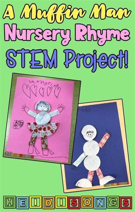 A Muffin Man Nursery Rhyme STEM Project! | Muffin man nursery rhyme, Nursery rhyme crafts ...