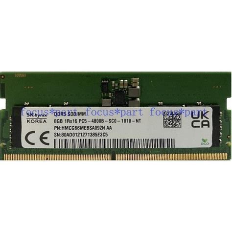 Sk Hynix Hmcg Mebsa N Gb Ddr Mt S Non Ecc Memory Fiyat