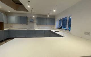 Solid Surface Worktop Installation Olly London Worktops