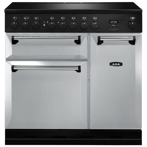 Aga Masterchef Mdx90eipas Masterchef Deluxe 90cm Induction Range Cooker 121830 Pearl Ashes