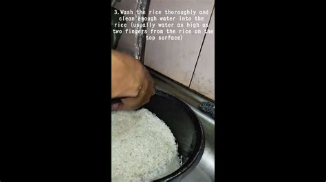 Procedure Text How To Operate Rice Cooker To Cook Rice Youtube