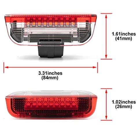 NJSBYL Led Door Panel Courtesy Lights For Atlas Arteon CC Eos Jetta MK5