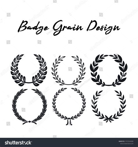 Winner Badge Grain Graphic Design Element Stock Vector Royalty Free