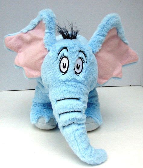 Kohls Cares Horton Hears A Who Blue Elephant Plush Dr Seuss Stuffed