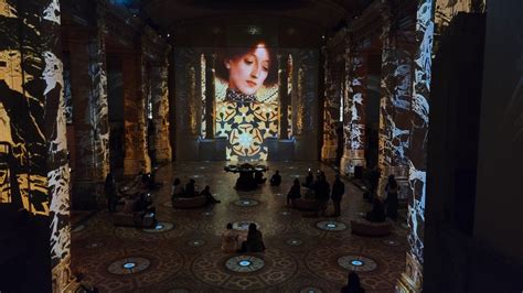 Gustav Klimt Immersive Exhibit T Square In The Kitchen